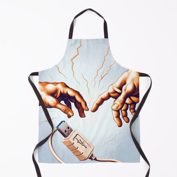 Item preview, The Creation of Connection - Tech Parody Art designed and sold by FIYARO.