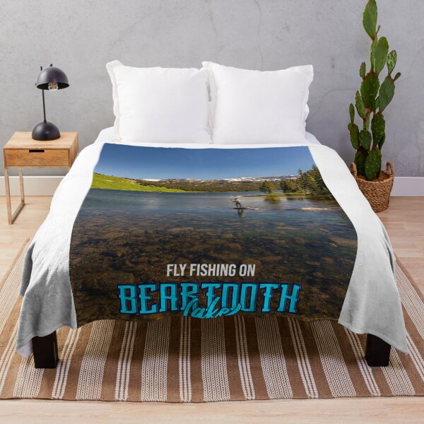 Item preview, Fly fishing on Beartooth Lake designed and sold by GestaltImagery.