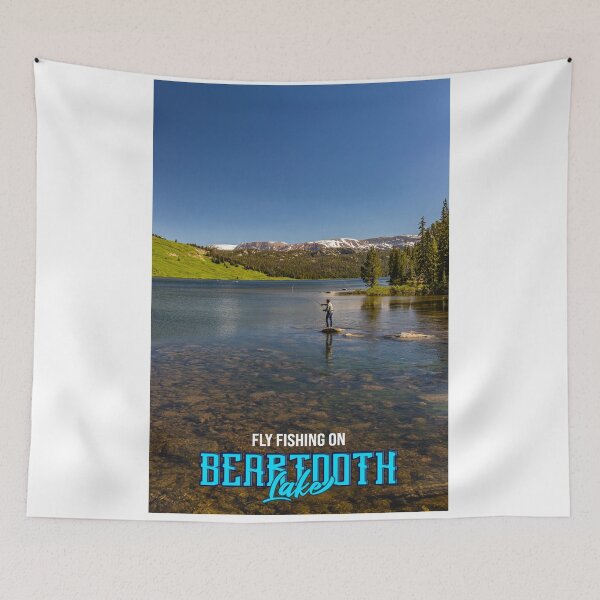 Item preview, Fly fishing on Beartooth Lake designed and sold by GestaltImagery.