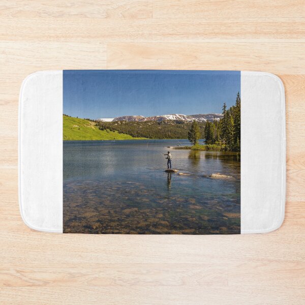 Item preview, Fly fishing on Beartooth Lake designed and sold by GestaltImagery.