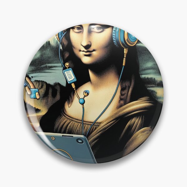 Item preview, Tech Enthusiast Mona Lisa designed and sold by FIYARO.