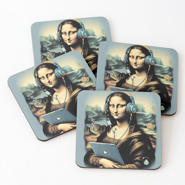 Item preview, Tech Enthusiast Mona Lisa designed and sold by FIYARO.