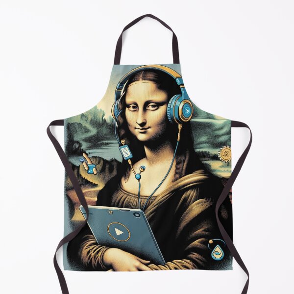 Item preview, Tech Enthusiast Mona Lisa designed and sold by FIYARO.