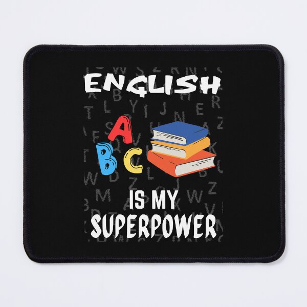 Item preview, English teacher. English is my superpower designed and sold by annoying-shirts.