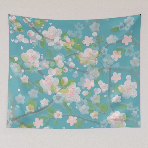 Item preview, Spring in Korea,a feast of flowers,blue flower designed and sold by zzzozzo.