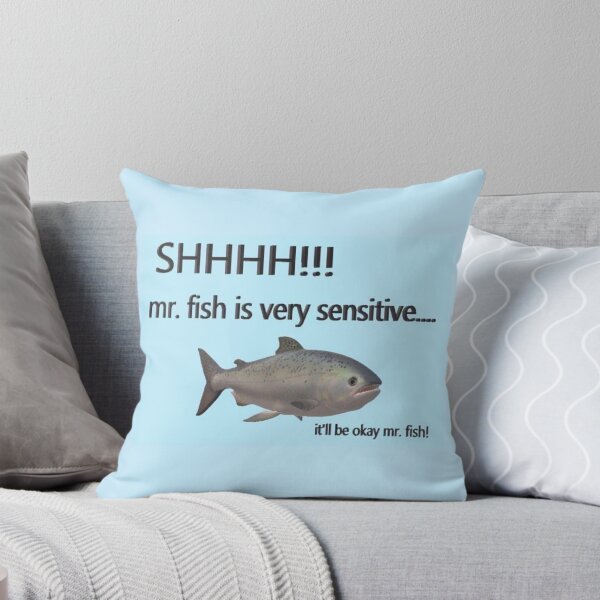 Item preview, Shhhh mr. fish is sensitive  designed and sold by sillysprout.