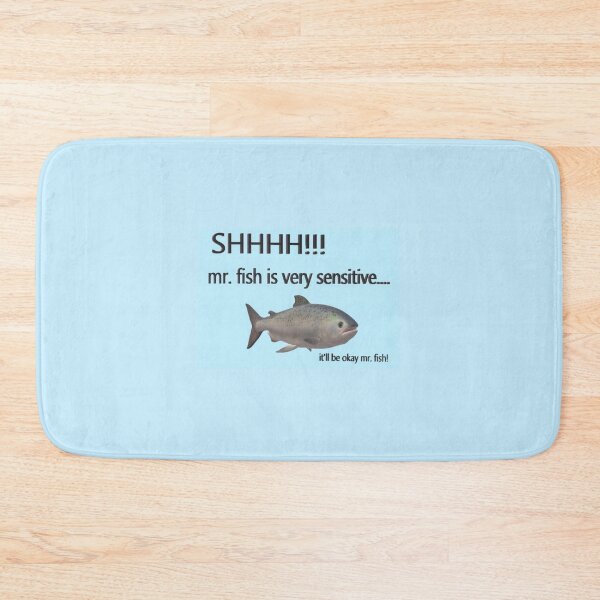 Item preview, Shhhh mr. fish is sensitive  designed and sold by sillysprout.