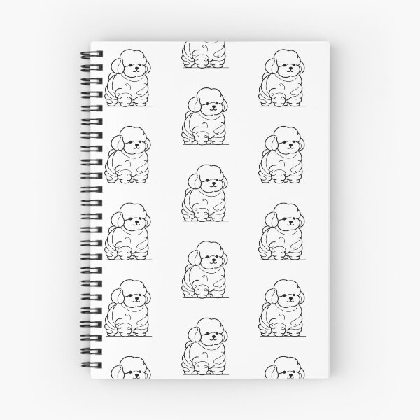 Item preview,  Sleek poodle silhouette, minimal lines, elegant, timeless merchandise design designed and sold by toypoodlemom.