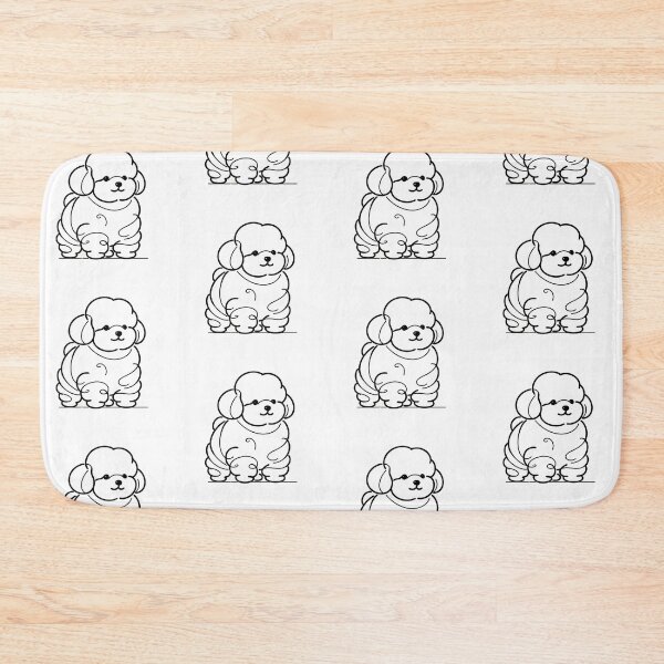 Item preview,  Sleek poodle silhouette, minimal lines, elegant, timeless merchandise design designed and sold by toypoodlemom.