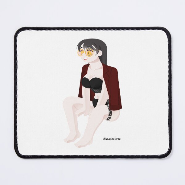 Item preview,  Posición sentada del traje nueve rosas negras designed and sold by ninelives-illus.