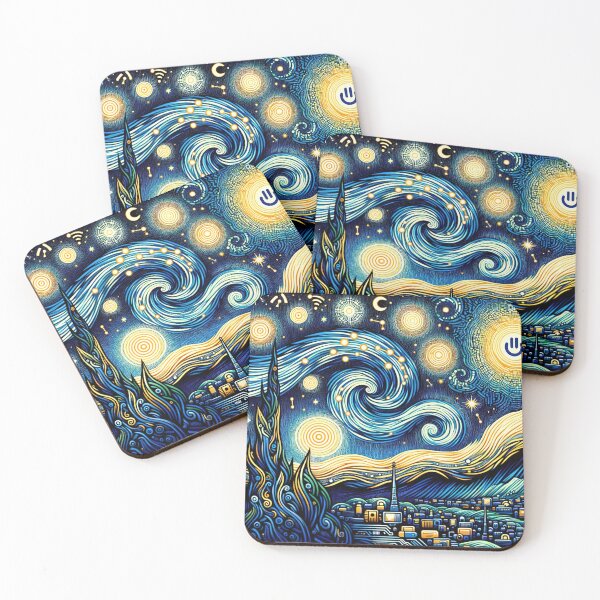 Item preview, Digital Starry Night designed and sold by FIYARO.