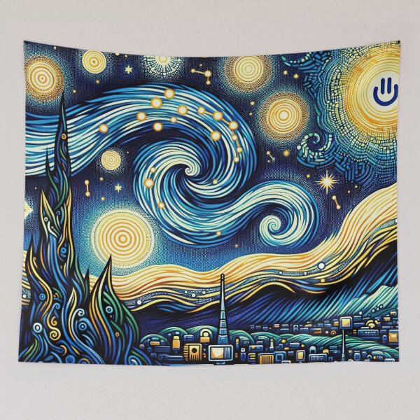 Item preview, Digital Starry Night designed and sold by FIYARO.