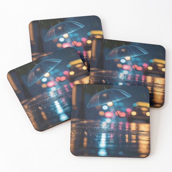 Item preview, Calming Rain street scene designed and sold by WickedXDesigns.