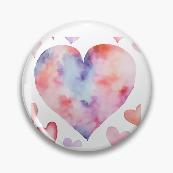 Item preview, Happy pastel hearts designed and sold by Just Noodlin'.