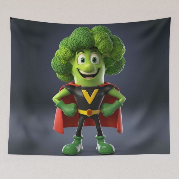 Item preview, Veggie Avenger: Superhero Broccoli Edition designed and sold by PurpleMoss.