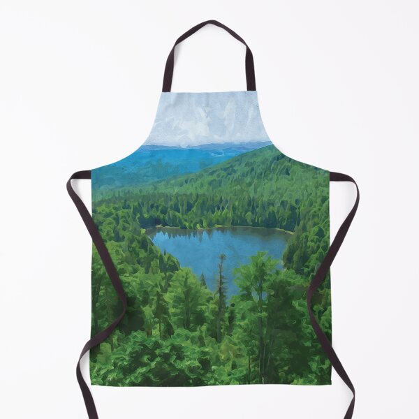 Item preview, Mountain lake in the Bavarian Forest in watercolor designed and sold by Intermundium.