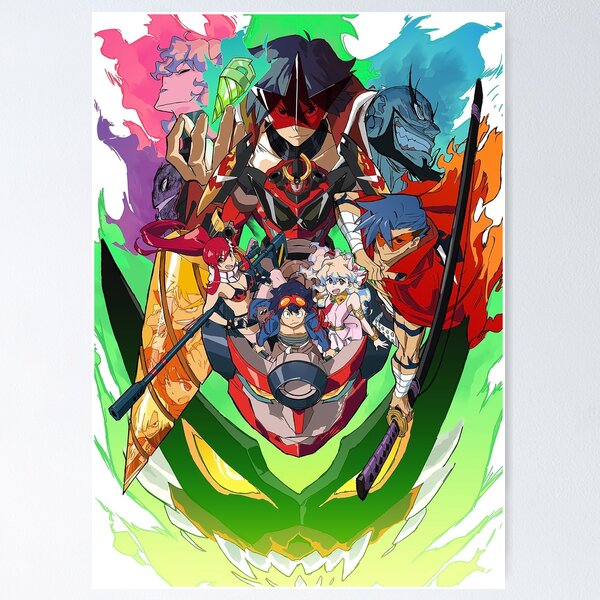 GURREN LAGANN IMAGE BOARD サイン入り GURREN LAGANN IMAGE BOARD サイン入り Tengen Toppa Gurren