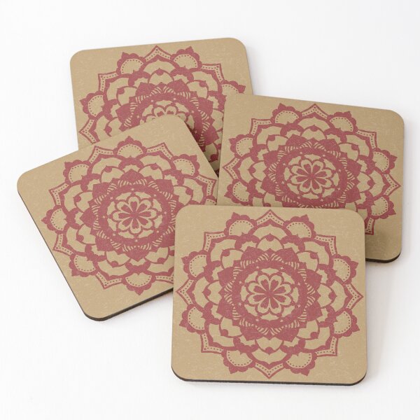 Item preview, Deva Mandala - Fawn + Ruby designed and sold by Irene Estelle.