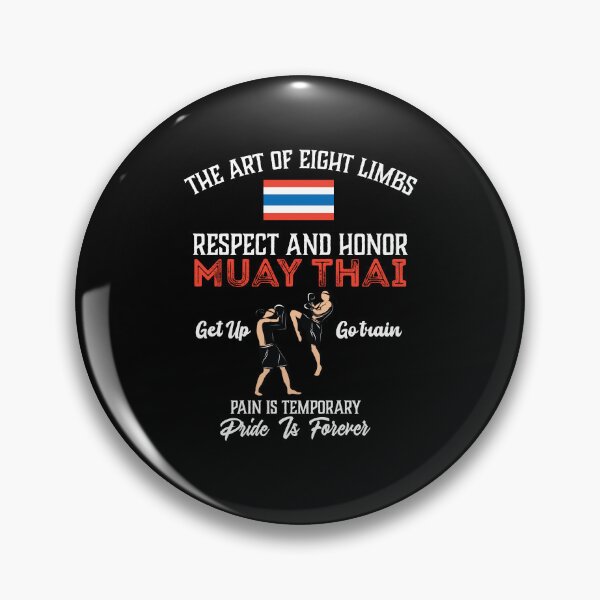 Item preview, Muay Thai Thailand Flag Muay Thai Quotes designed and sold by ArabCorner.