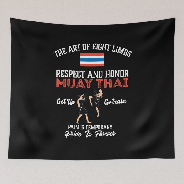 Artikelvorschau, Muay Thai Thailand Flagge Muay Thai Zitate entworfen und verkauft von ArabCorner.