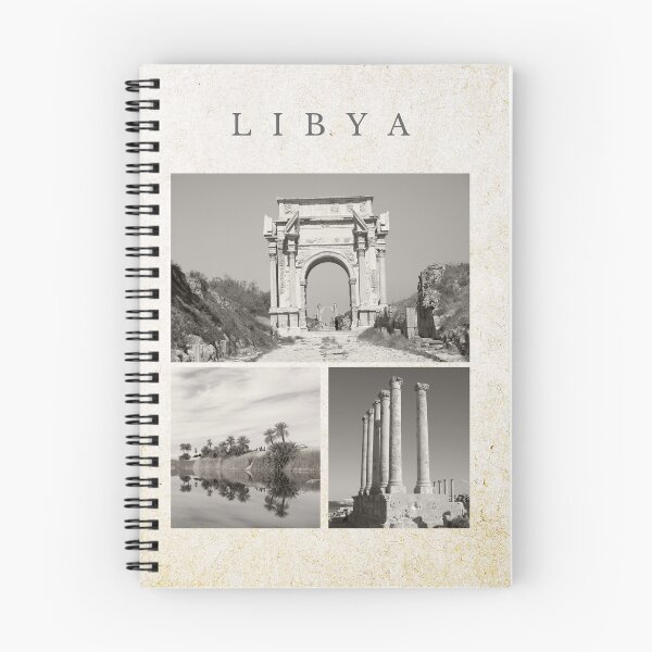 Item preview, Libya Landmarks Retro Design designed and sold by simplestic.