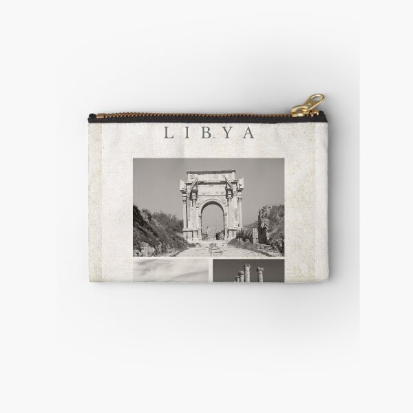 Item preview, Libya Landmarks Retro Design designed and sold by simplestic.