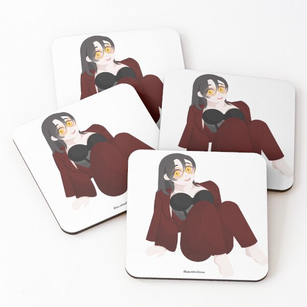 Item preview, Nine full black rose suit sitting position  designed and sold by ninelives-illus.