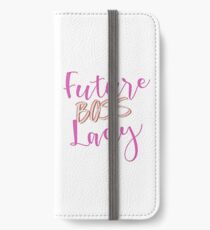 Zukünftige BOSS Lady iPhone Flip-Case/Hülle/Skin