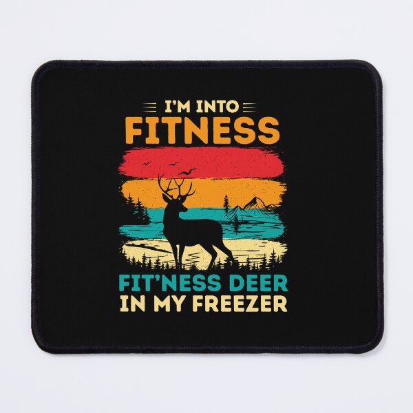 Item preview, I'm into fitness - Fit'ness deer in my freezer - vintage retro designed and sold by oudinmeissArt.