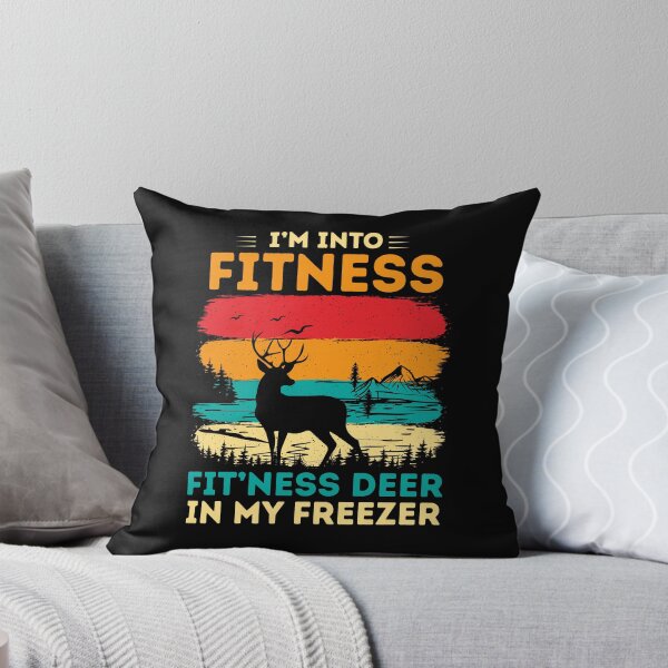 Item preview, I'm into fitness - Fit'ness deer in my freezer - vintage retro designed and sold by oudinmeissArt.