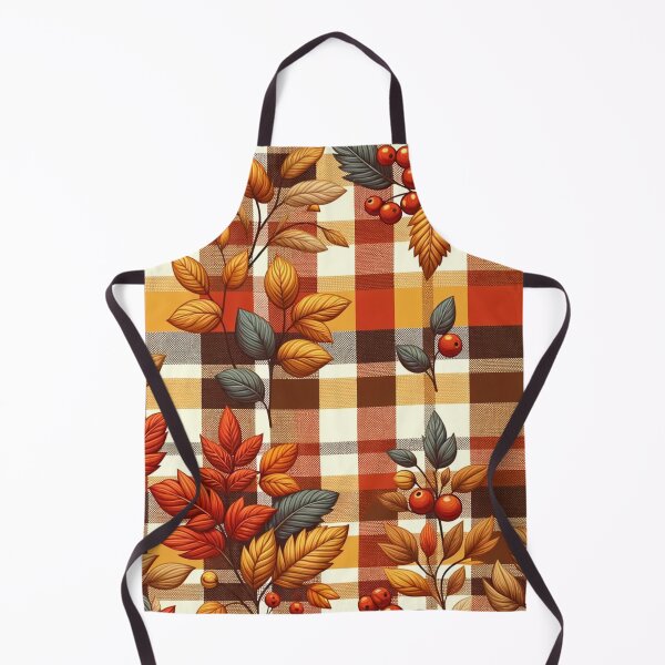 Item preview, Autumn Inspired Gingham Pattern Print designed and sold by PinUpPizzazz.