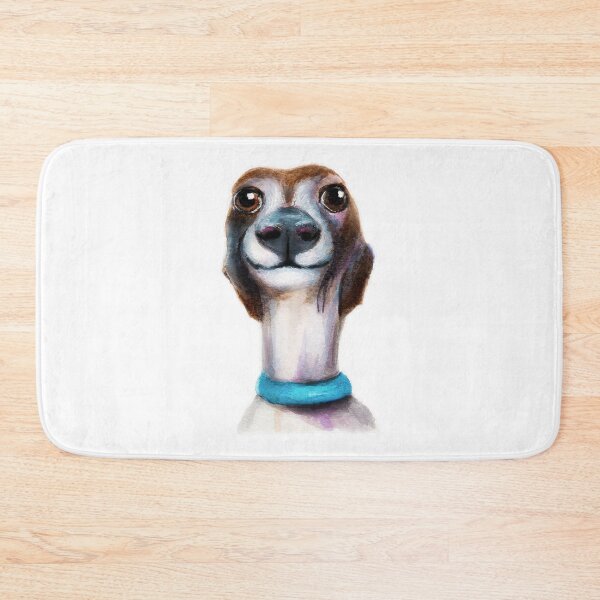 Item preview, Whippet dog watercolour painting designed and sold by Funsize-Art.