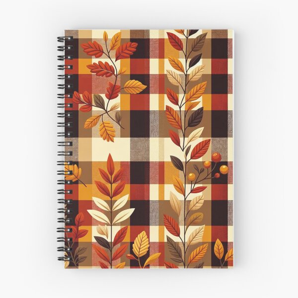 Item preview, Autumn-Inspired Gingham Pattern Print designed and sold by PinUpPizzazz.