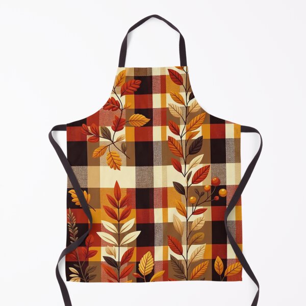 Item preview, Autumn-Inspired Gingham Pattern Print designed and sold by PinUpPizzazz.