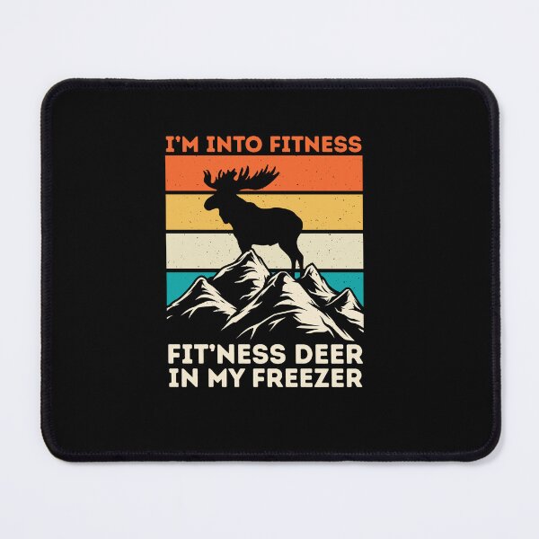 Item preview, I'm into fitness - Fit'ness deer in my freezer - vintage retro designed and sold by oudinmeissArt.