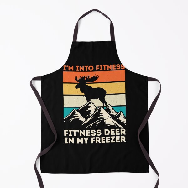 Item preview, I'm into fitness - Fit'ness deer in my freezer - vintage retro designed and sold by oudinmeissArt.