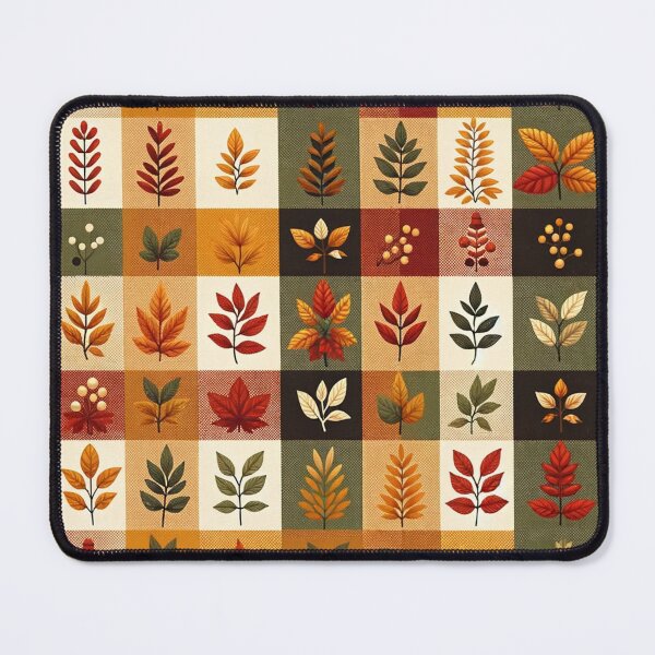 Item preview, Autumn Colored Gingham Pattern Print designed and sold by PinUpPizzazz.