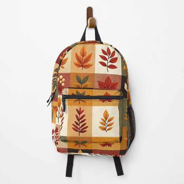 Item preview, Autumn Colored Gingham Pattern Print designed and sold by PinUpPizzazz.