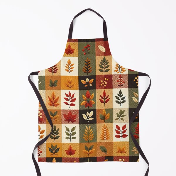 Item preview, Autumn Colored Gingham Pattern Print designed and sold by PinUpPizzazz.