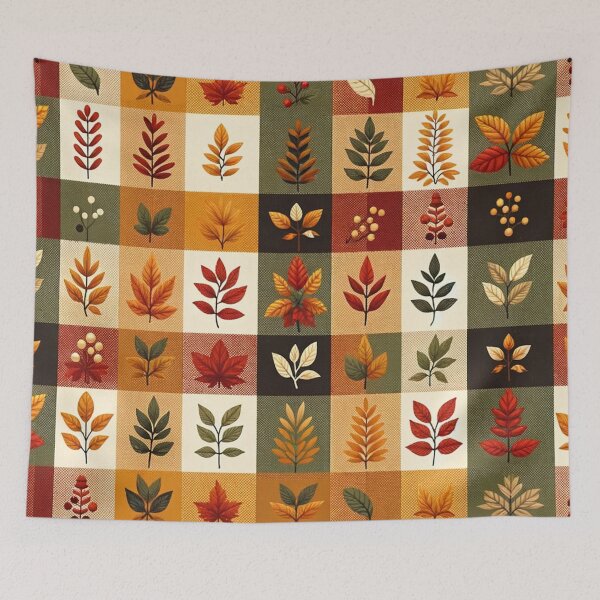 Item preview, Autumn Colored Gingham Pattern Print designed and sold by PinUpPizzazz.
