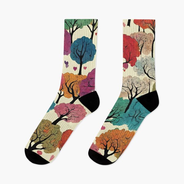 Item preview, Colorful trees designed and sold by StyleSketch.