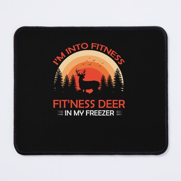 Item preview, I'm into fitness - Fit'ness deer in my freezer - vintage retro designed and sold by oudinmeissArt.