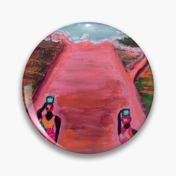 Item preview, A Touch of paradise, artwork of African Ladies walking towards the water in the country designed and sold by ARTiculateVIBES.