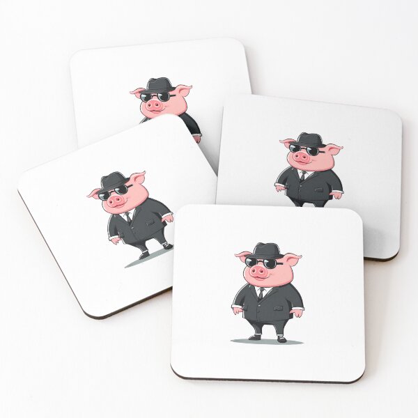 Item preview, Mob Boss Pig Classic designed and sold by Majestic Paws.