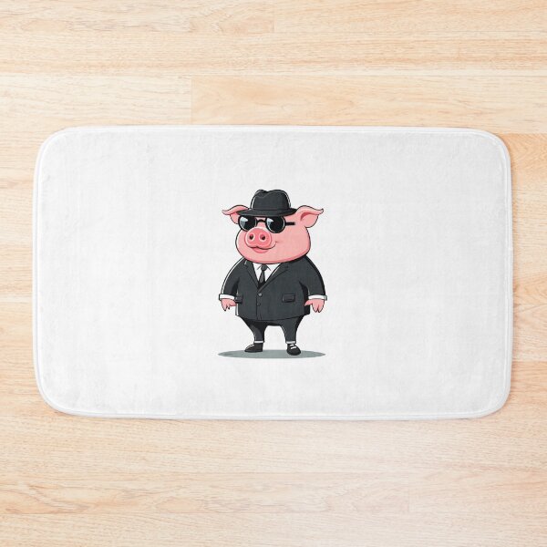 Item preview, Mob Boss Pig Classic designed and sold by Majestic Paws.