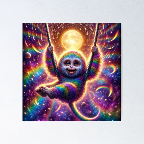 Item preview, Quirky Monkey Jungle Magic designed and sold by Daniel Dudgeon.