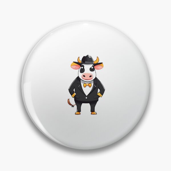 Artikelvorschau, Mob Boss Cow Classic entworfen und verkauft von Majestic Paws.