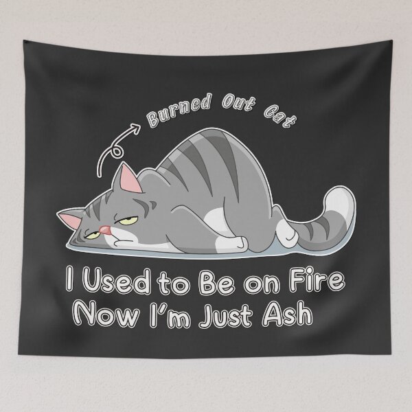 Item preview, Burned Out Cat designed and sold by jessie848v.