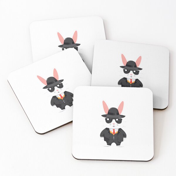 Item preview, Mob Boss Rabbit Classic designed and sold by Majestic Paws.