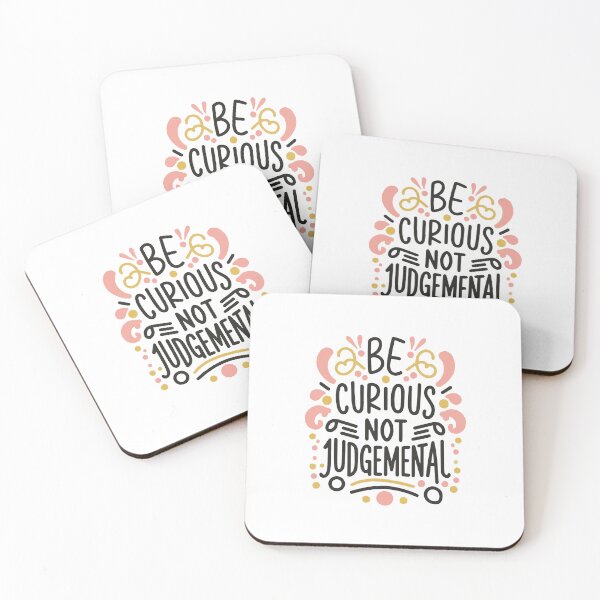 Item preview, Be Curious Not Judgemental quote designed and sold by Love Between Pages.